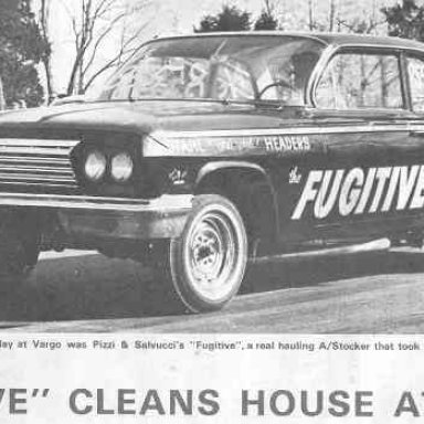 Pizzi-" The Fugitive"-Cleans House at Vargo in 1964