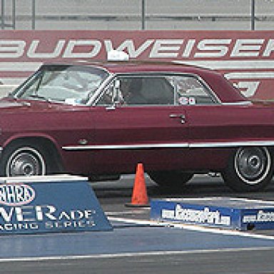 Dominick D'Alonzo in the 2009 Factory Appearing Street Tire Class- 63 327 Impala 14.62 92.0