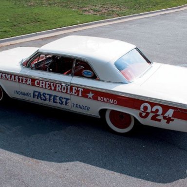 Zintmaster Chevrolet, 1962 Impala 409 built July 31, 1962, prototype of the Z11 to come in 1963.