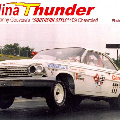 Danny Gouveia-"Carolina Thunder" 1962 409 BelAir