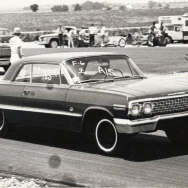 Mousie Brown 1963 409 Impala at Mason Dixon