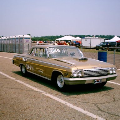 Vern Griffith 1962 409 Impala "Golden Rod"