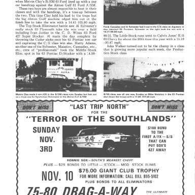 75-80 Press. Terror of the Southlands-Ronnie Sox Coming North For The Last Time.