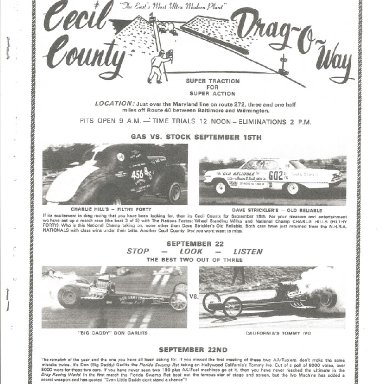 Cecil County Press. Charlie Hill's Filthy Forty Gasser v Dave Strickler Old Reliable IV Match Race