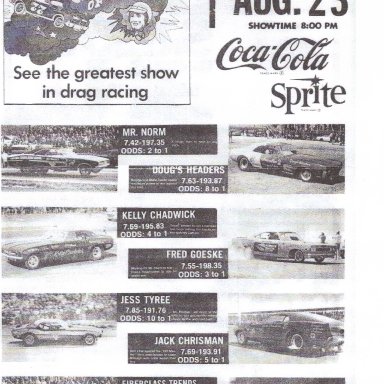 Coke cars, 1969
