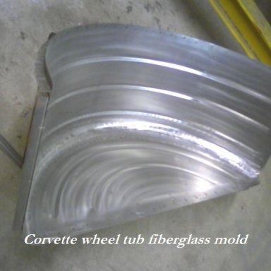 Wheel tub mold