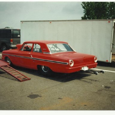 Picture of drag cars