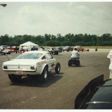 Picture of drag cars