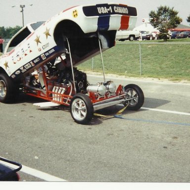 Picture of drag cars