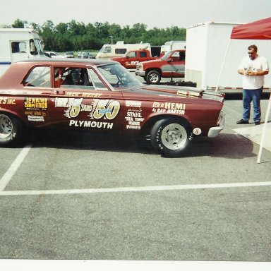 Picture of drag cars