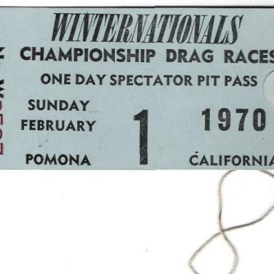 70 Winternationals ticket