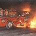 DICK HARRELL ON FIRE IN HIS CAMARO