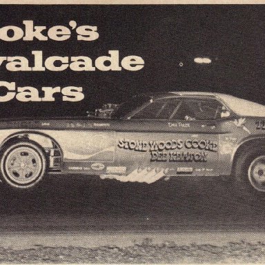 Coke cars 1970-Stone, Woods and Cooke with Dee Keaton driving