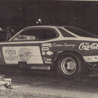 Coke cars 1970-Fred Goeske-This car was destroyed in a fire in 1970