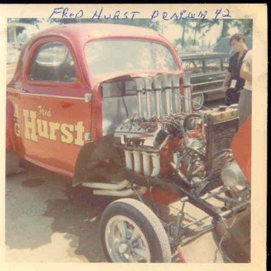 FRED HURST GASSER AT DRAGWAY 42...1965.?