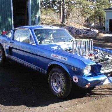 1965 mustang fastback A/FX dragster