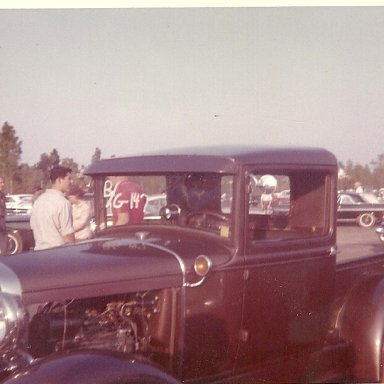 Model A Ford in gas class