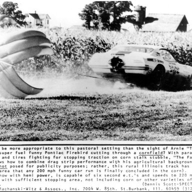 arnie in the corn chutes out rachanski photo