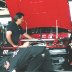 MIKE KASCH DOING ENGINE WORK ON KENNYS CAR MIS -50