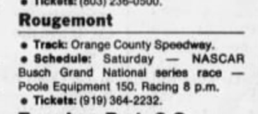 1988 Rougemont Poole 150 preview.png