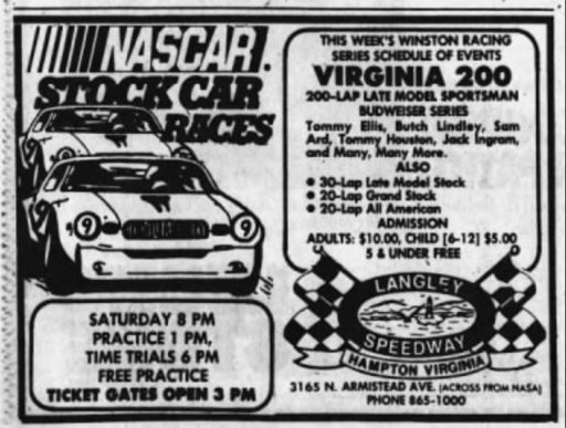 1983 Langley Virginia 200 ad.png