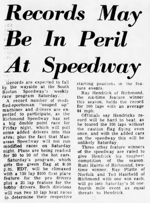 1963 South Boston preview 070463GazetteVirginian.png