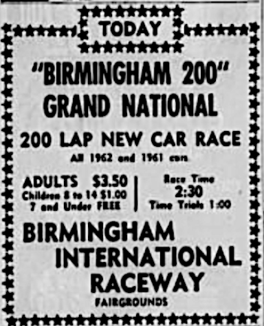 1963 Birmingham ad 110462BirminghamNews.png