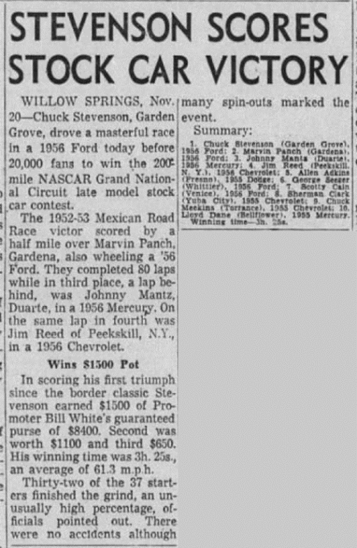 1955 Willow Springs Chuck Stevenson 112155LATimes.png