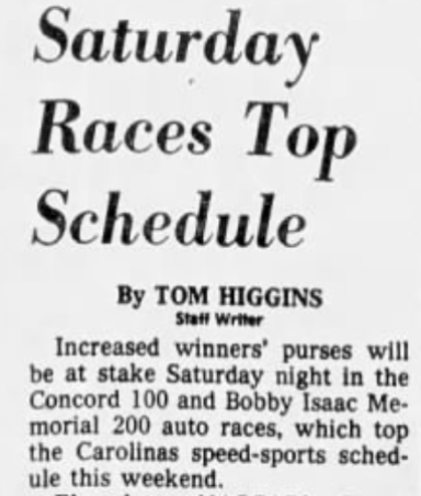1985 Hickory Isaac Memorial preview.png