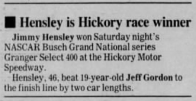 1991 Hickory Busch Hensley.png