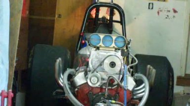 Front Engine Dragster Start-Up