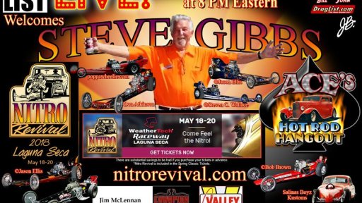 Draglist Live with Steve Gibbs
