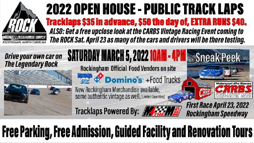 Rockingham NC Speedway 2022 Open House 