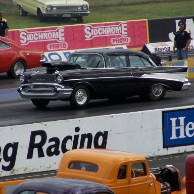 57 CHEV ON A RUN