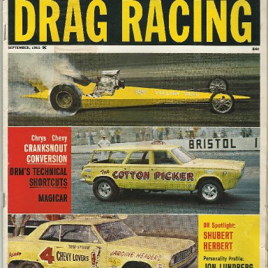 Picture of drag cars