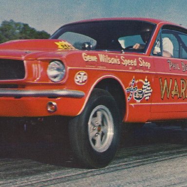 Picture of drag cars