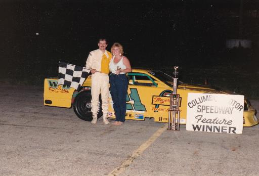 Feature Win (#127), Firecracker 75 Lap, Columbus Motor Speedway, July 5 ...