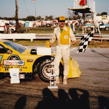 Victory Lane, Sandusky Cavalcade 50 Lap, Sep 27, 1987