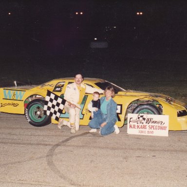 Feature Win (#153), Memorial Day Championship 50 Lap, Kil-Kare Speedway, May 27, 1988