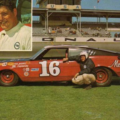 Tiny Lund/Bud Moore 1968 Mercury Cyclone