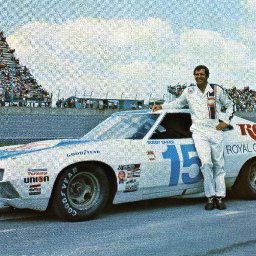 Buddy Baker/Bud Moore 1972 Ford  Gran Torino Sport