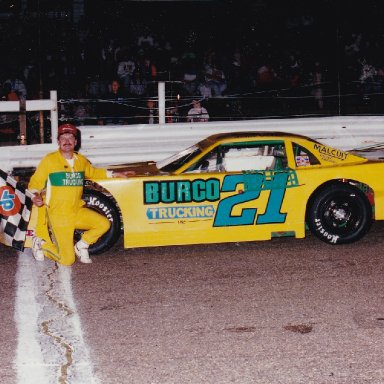 Feature Win (#225), Midvale Speedway 50 Lap, Sep 6, 1992