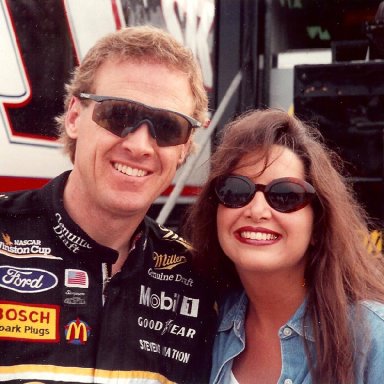 Rusty Wallace and Stacie