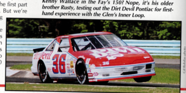 Kenny Wallca dirt devil cars 1991