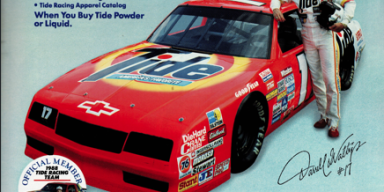 darrell waltrip tide team program nascar vintage pages