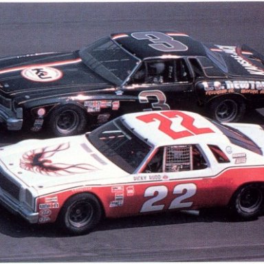 Ricky Rudd #22 & Richard Childress 1977