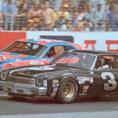 Richard Childress & Richard Petty 1977