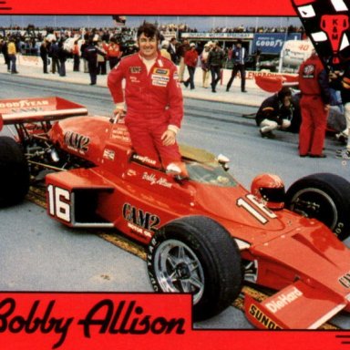 Bobby Allison Cam 2 McLaren 25th Indy 500