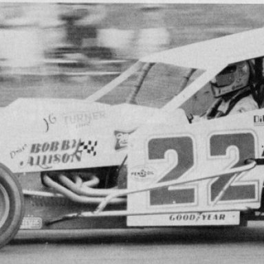 Bobby Allison Miller Dirt Modifiedi