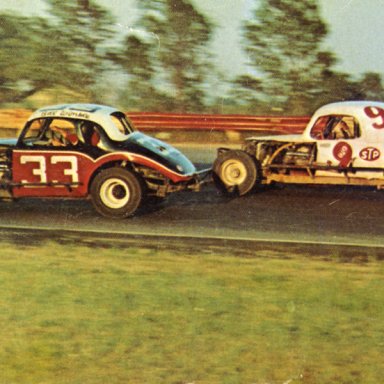 Bill Wimble leads Chuck Boos at Lancaster 1968